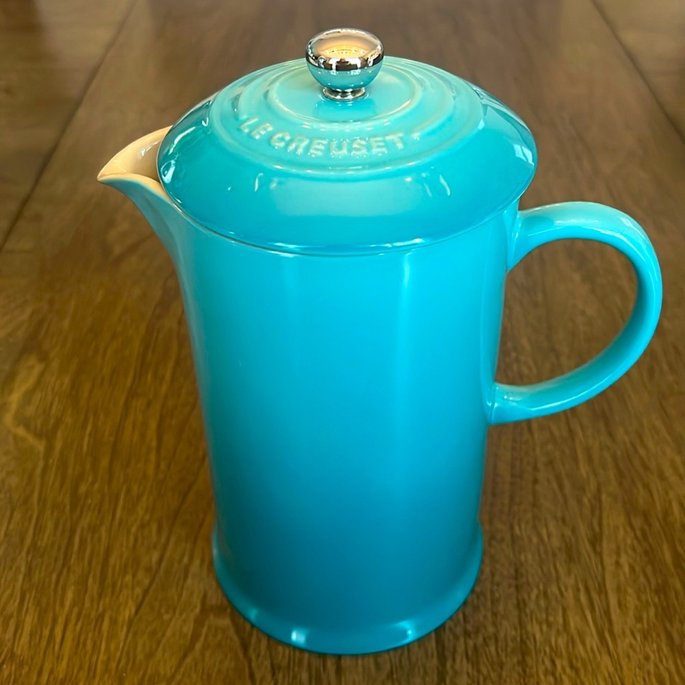 Le Creuset Caribbean Turquoise French Coffee Press